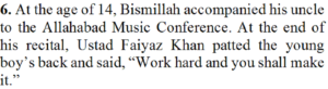 bismillah khan biography in english class 9